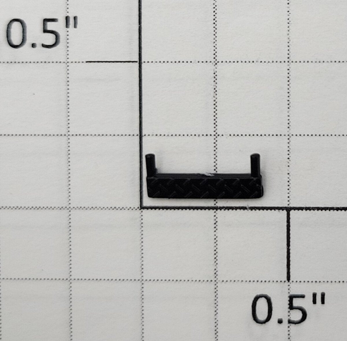 S-Helper 653-08-09-LV Switcher Black Rear Cab Ladder / Step