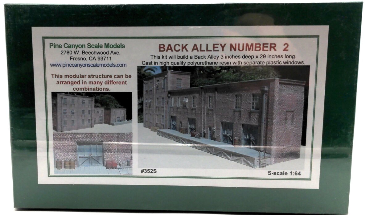 Pine Canyon 352S S Scale Back Alley #2 Building Kit