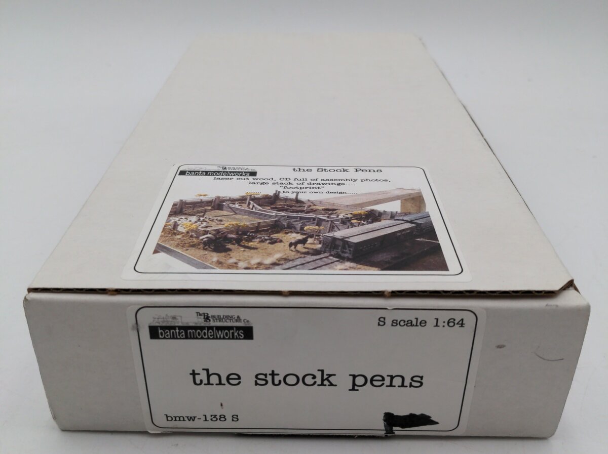 Banta Model Works BMW-138 S Laser Cut Wood Stock Pens Building Kit