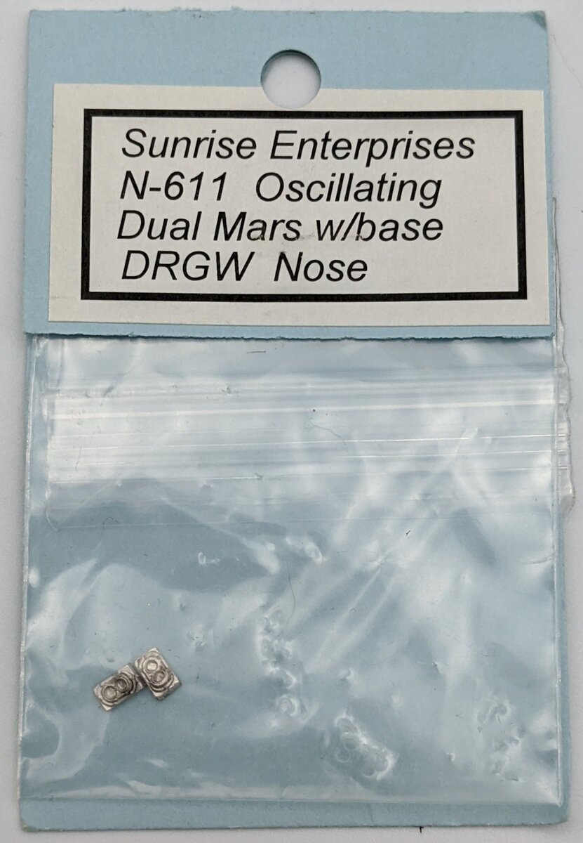 Sunrise N-611 Oscillating Dual Mars with Base DRGW Nose