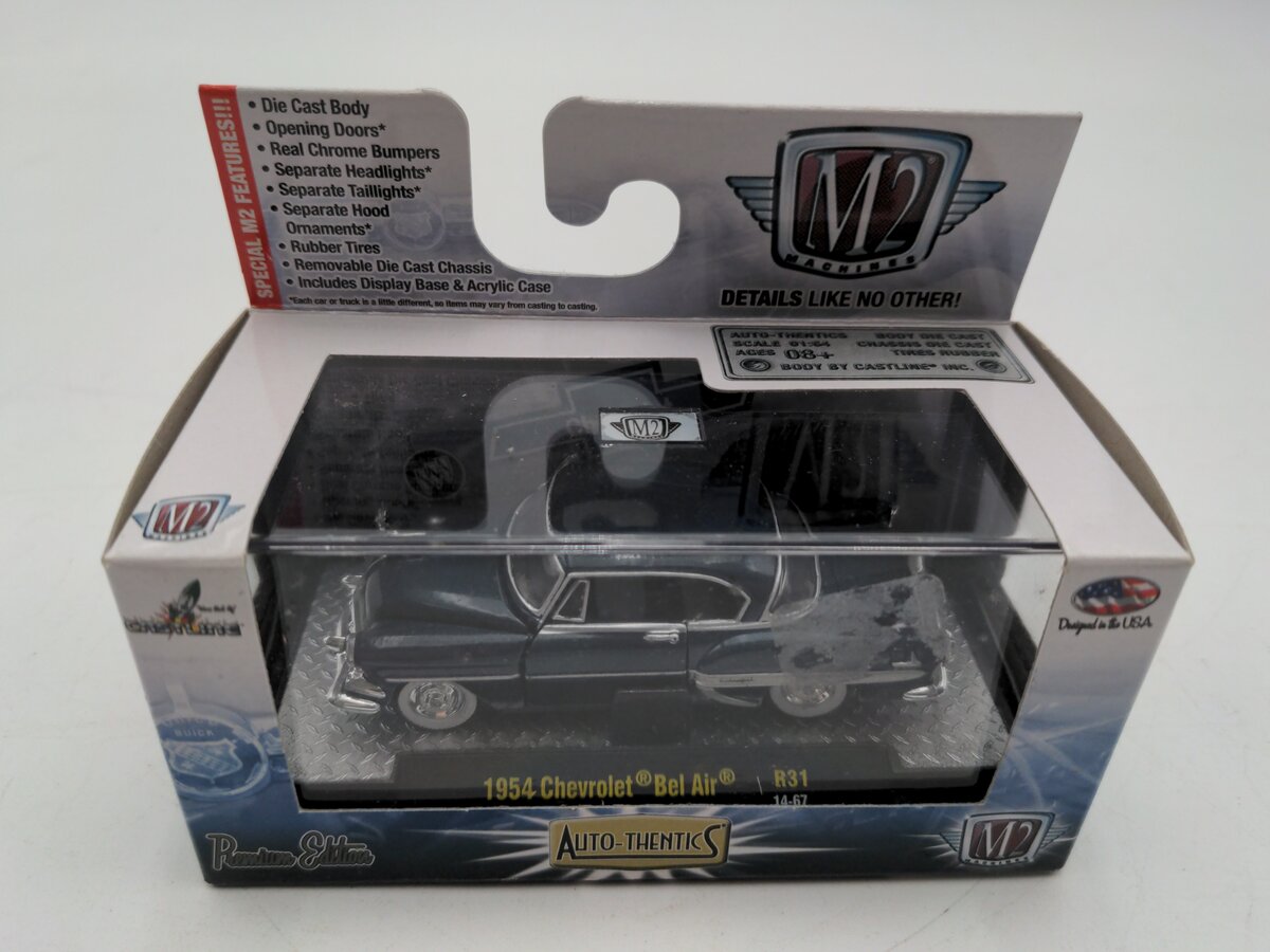 M2 Machines 32500 1:64 1954 Chevrolet Bel Air R31 14-67