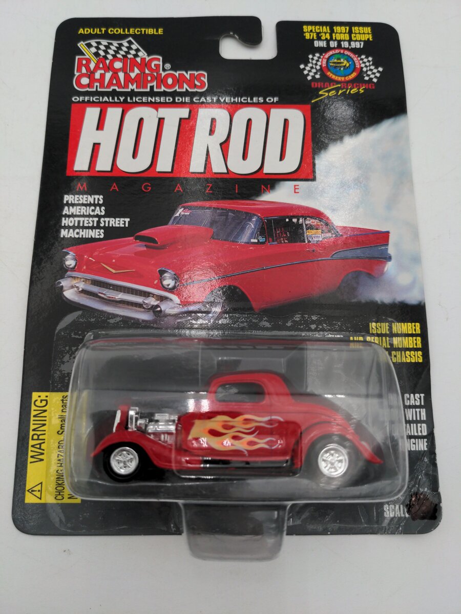 Racing Champions 08900-08143 1:64 Hot Rod Special 1997 Issue '97E '34 Ford Coupe