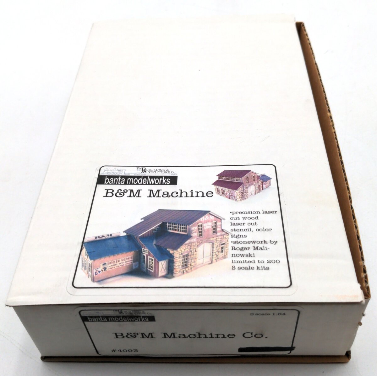 Banta Model Works 4093 S Scale B&M Machine Co Kit