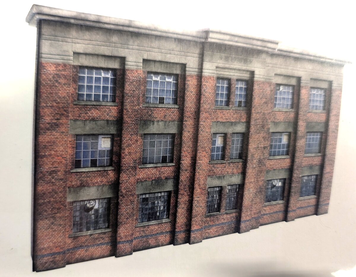 Scale Model Scenery KX001-00 OO/4mm Scale Low Relief 1930's Factory Model Kit