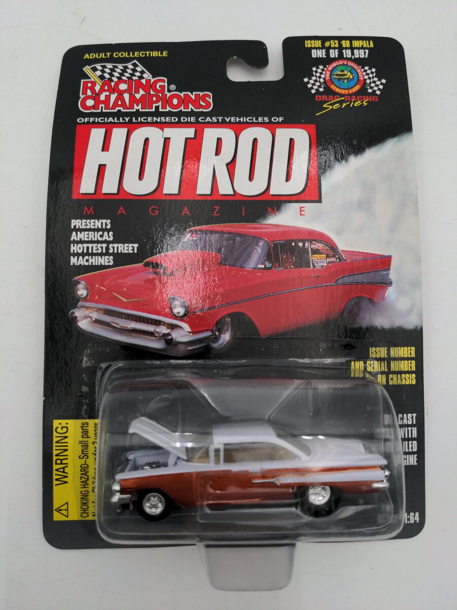 Racing Champions 08900-08137 Hot Rod 1:64 #53 '60 Impala
