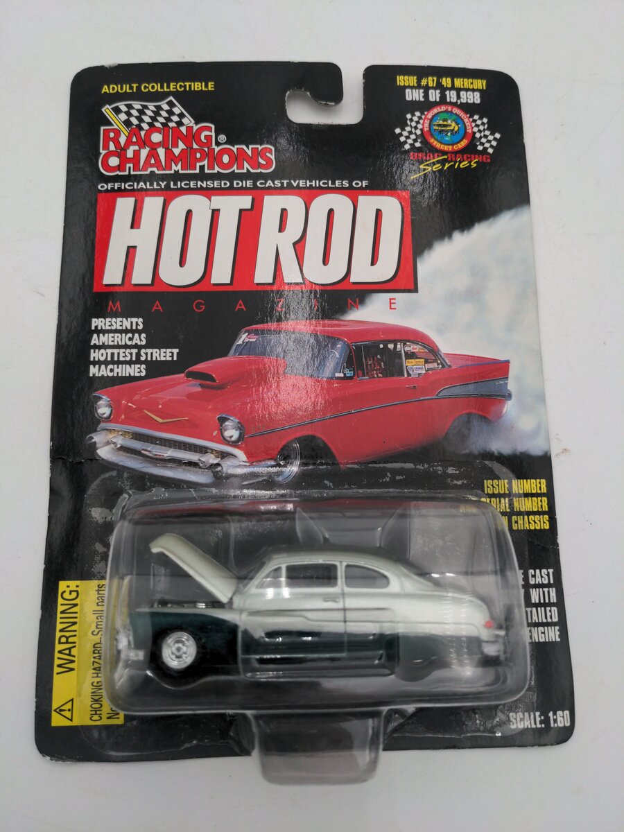 Racing Champions 08900-08125 Hot Rod 1:60 #67 '49 Mercury