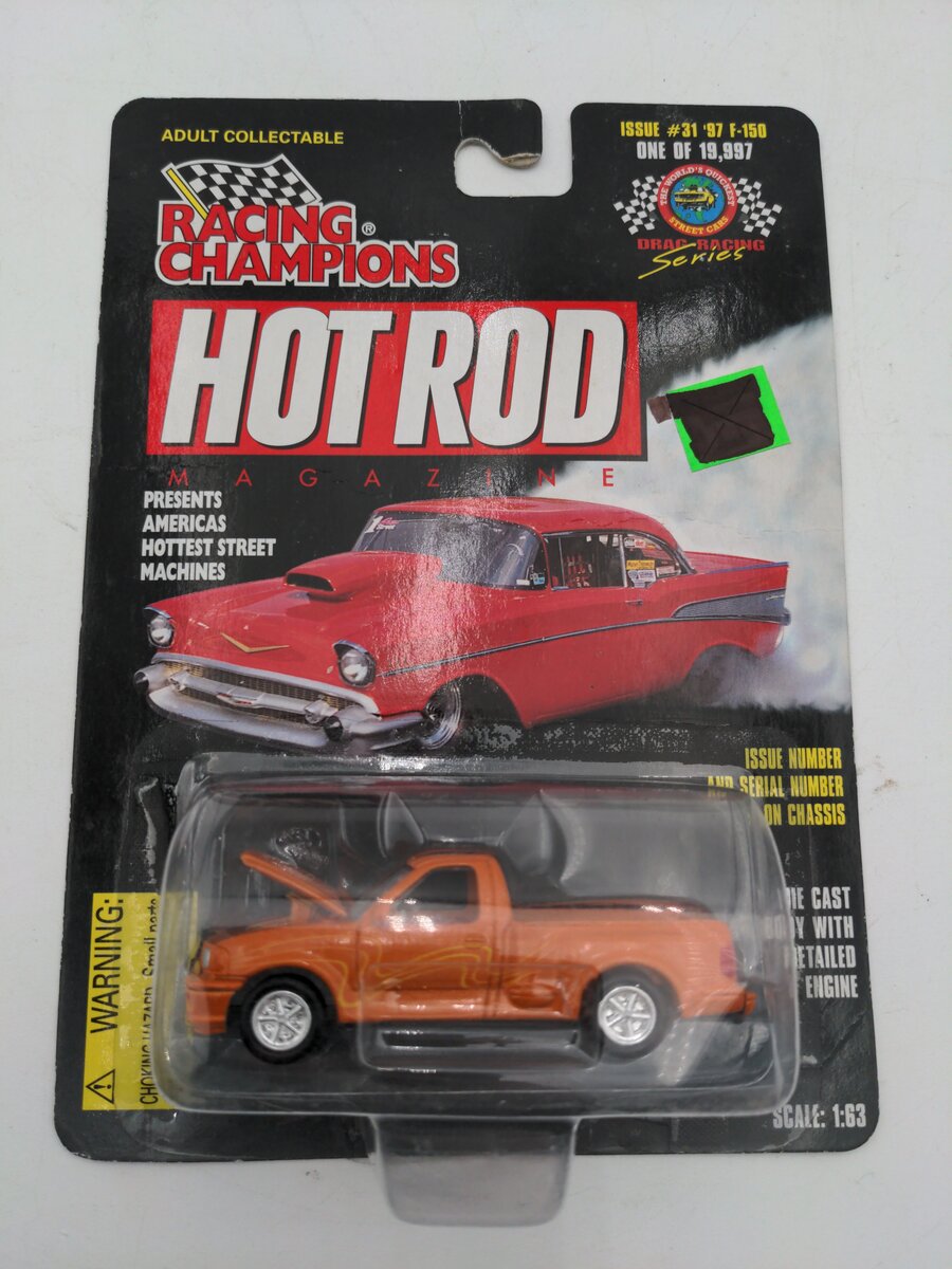 Racing Champions 08900-08106 1:63 Hot Rod #31 '97 F-150