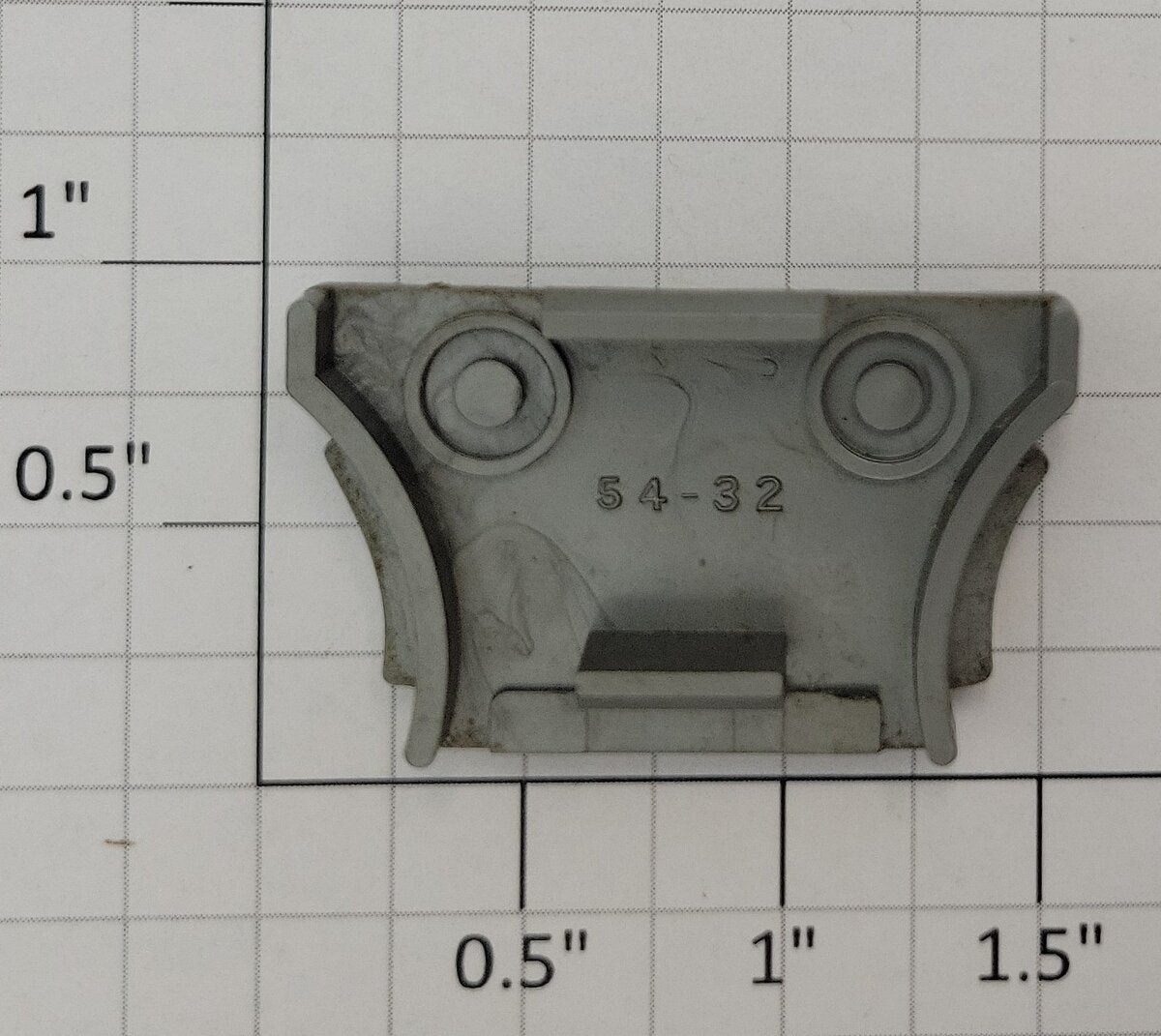 Lionel 54-32 Ballast Tamper Car Gray Ornamental Brake Detail