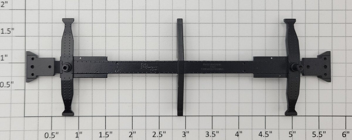 S-Helper 1278-07-01 Open Top Hopper Black Metal Center Sill Underframe