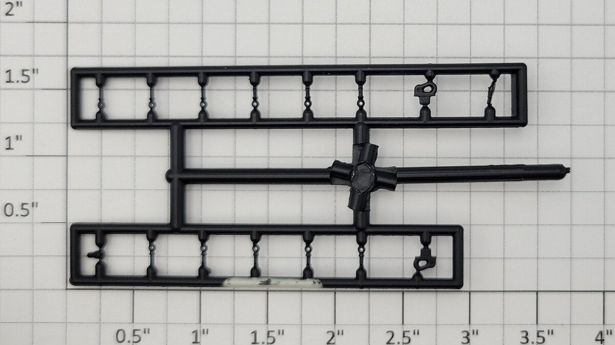 S-Helper 653-07-00-BK Black Switcher Stanchion Sprue (Set of 15)