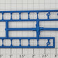 S-Helper 653-07-00-CRB Conrail Blue Switcher Stanchion Sprue (Set of 15)