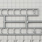 S-Helper 653-07-00-S Silver Switcher Stanchion Sprue (Set of 14)