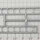 S-Helper 653-07-00-S Silver Switcher Stanchion Sprue (Set of 14)