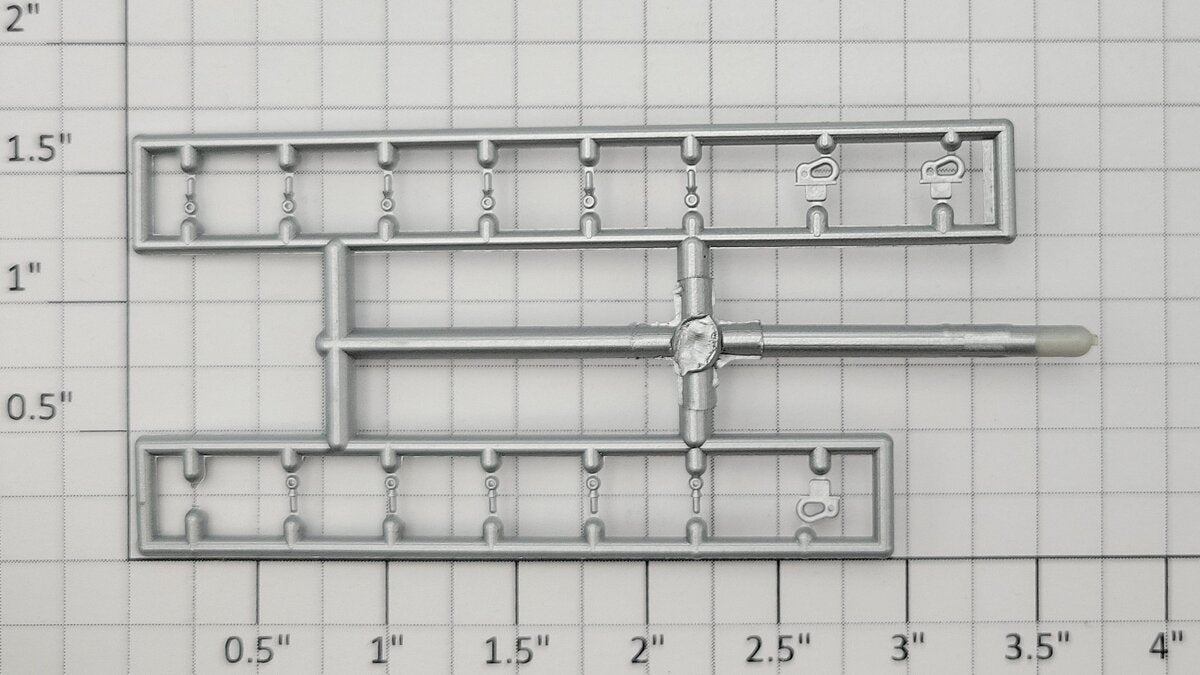 S-Helper 653-07-00-S Silver Switcher Stanchion Sprue (Set of 14)