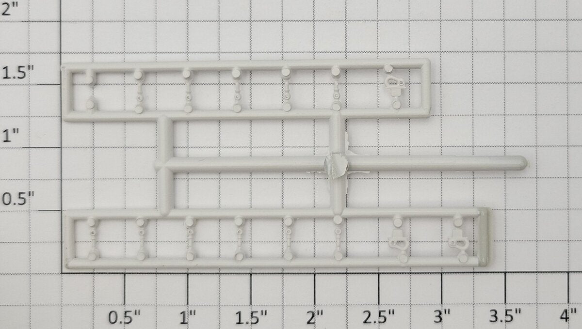 S-Helper 653-07-00-W White Switcher Stanchion Sprue (Set of 14)