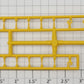S-Helper 653-07-00-Y Yellow Switcher Stanchion Sprue (Set of 14)