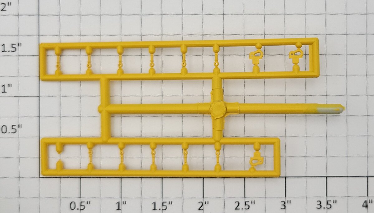 S-Helper 653-07-00-Y Yellow Switcher Stanchion Sprue (Set of 14)