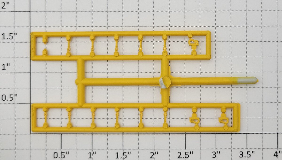 S-Helper 653-07-00-Y Yellow Switcher Stanchion Sprue (Set of 14)