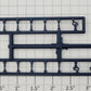 S-Helper 653-07-00-CHB Dark Blue Switcher Stanchion Sprue (Set of 14)