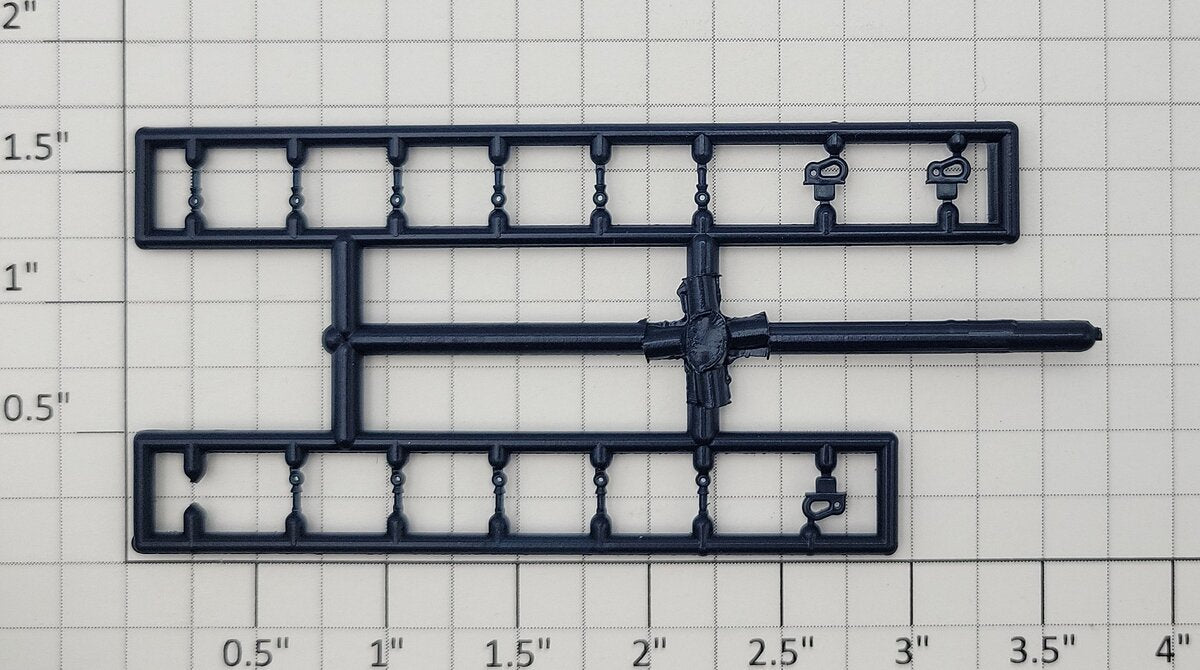S-Helper 653-07-00-CHB Dark Blue Switcher Stanchion Sprue (Set of 14)