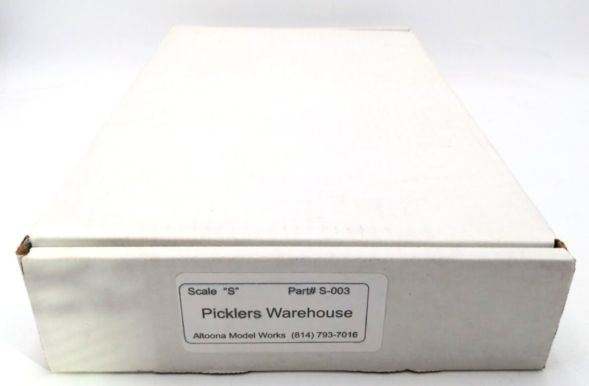 Altoona Model Works S-003 S Scale Pickler's Warehouse Wood Building Kit