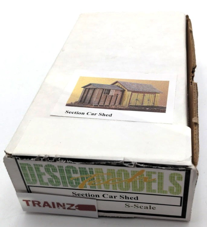 Design Tech Models DT-102-S S Scale Section Car Shed Building Kit