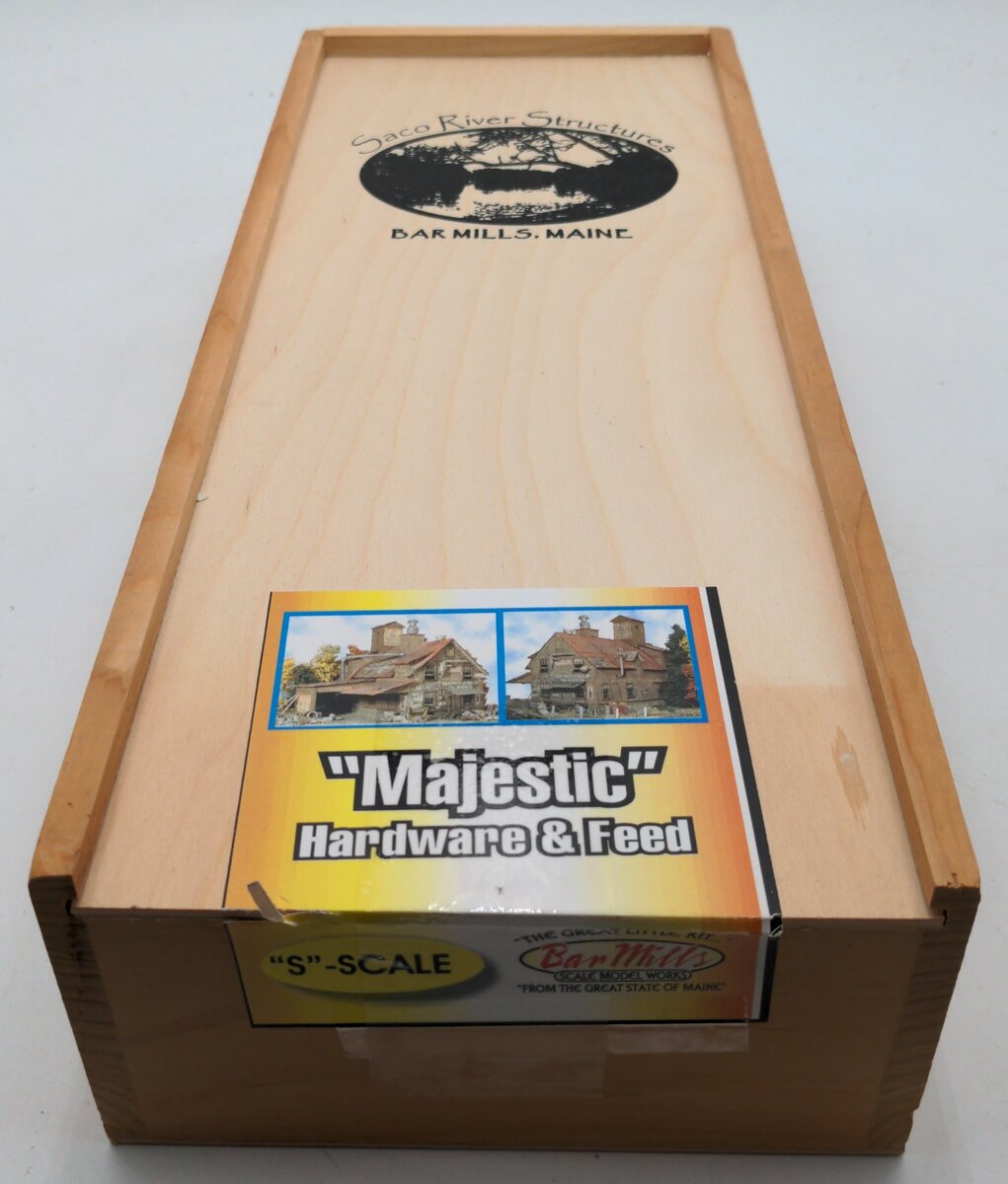 Bar Mills 0943 S Scale "Majestic" Hardware and Feed Building Kit