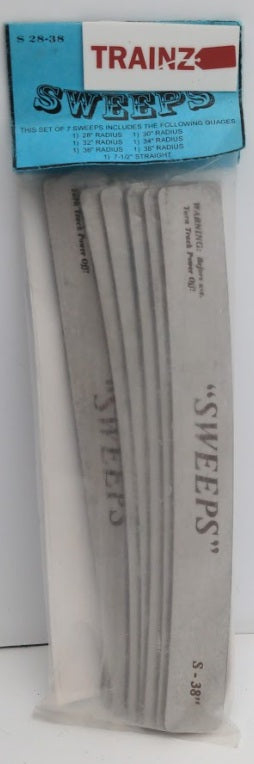 Acme S 28-38 By S Track Sweeps Metal Sweeps in Different Gauges (Set of 7)