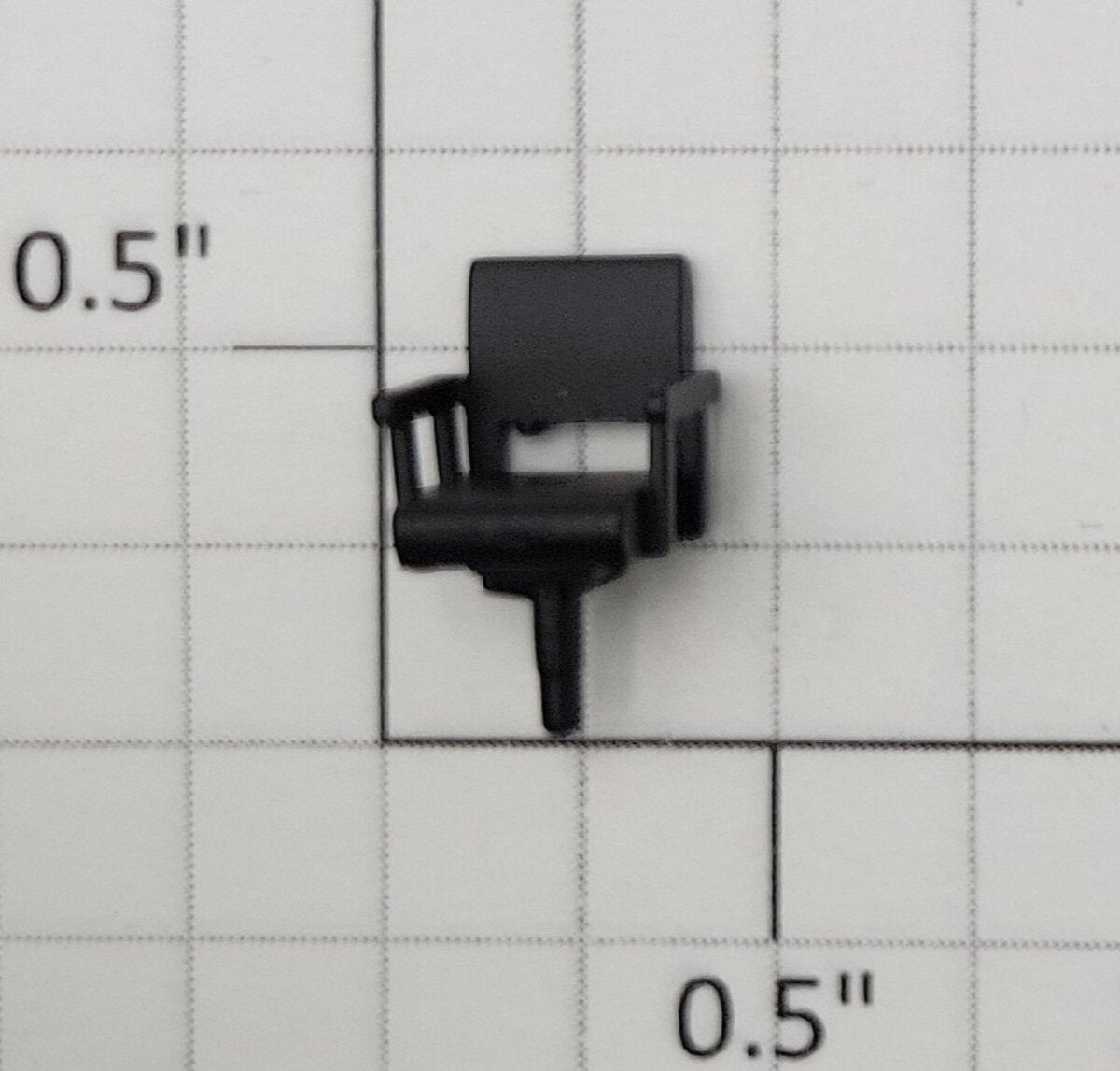 S-Helper 661-10-07-BK F Unit Black Plastic Cab Seat