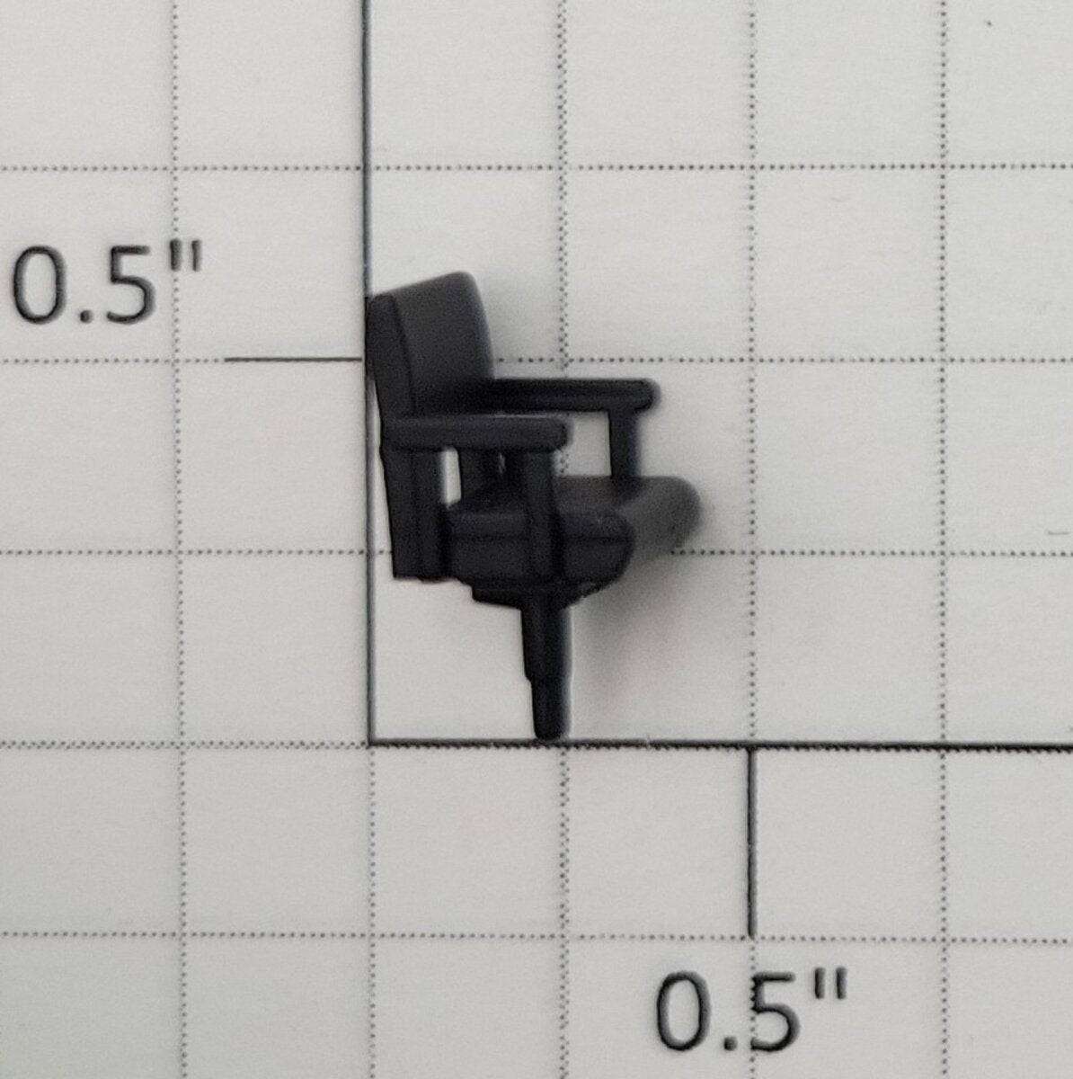 S-Helper 661-10-07-BK F Unit Black Plastic Cab Seat