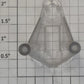 Lionel 18576-127 GP-7 Rear Black Number Board and Lens Insert #2385