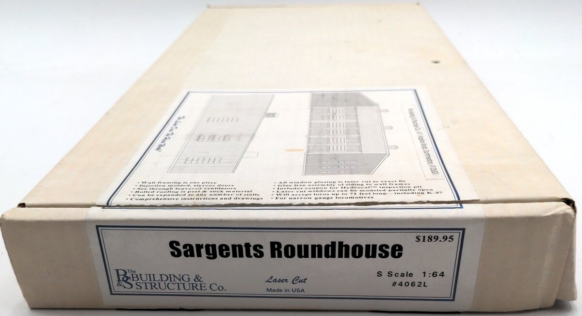 The Building & Structure 4062L S Scale Sargents Roadhouse