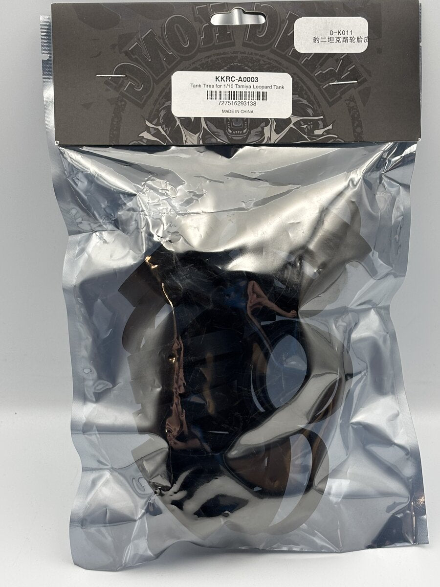 KKRC A0003 Tank Tires For 1:16 Tamiya Leopard Tank