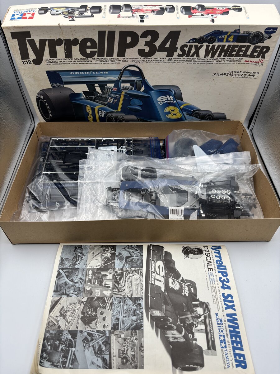 Tamiya BS1221 1:12 Tyrrell P34 Six Wheeler Kit