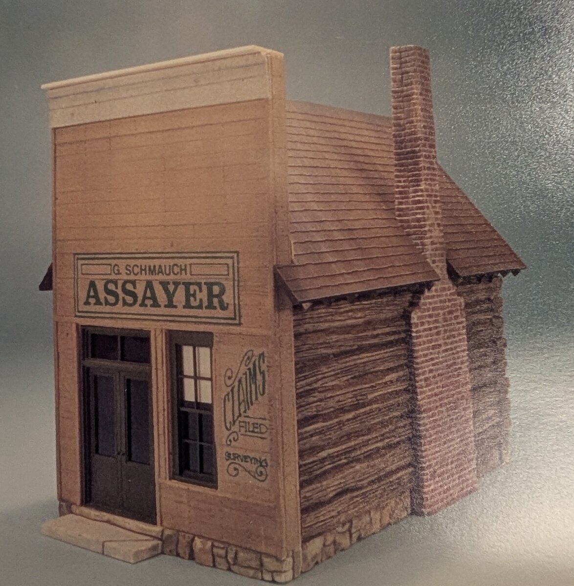 The Building & Structure 4008 S Scale Assayer's Office Building Kit
