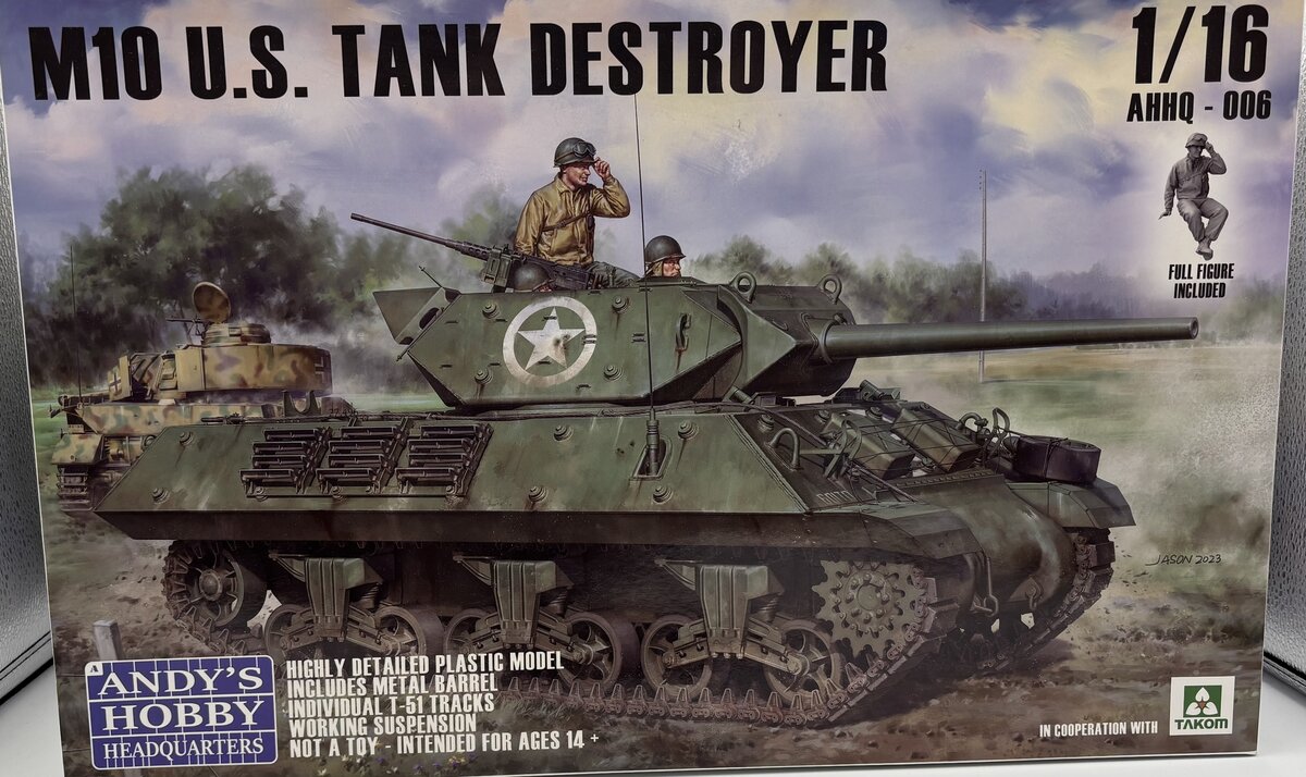 Andy's Hobby Headquarters AHHQ-006 1:16 M10 U.S. Tank Destroyer Kit