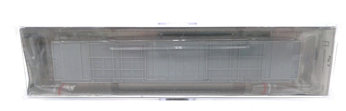 Trainworx Inc. 1800 N Scale 86' Auto Parts Car Undecorated 8 Doors