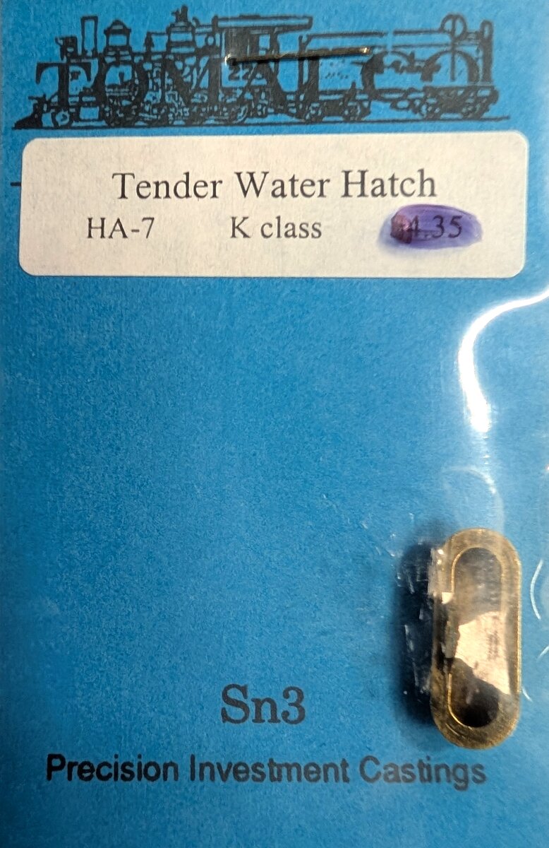 Tomalco HA-7 Sn3 Tender Water Hatch