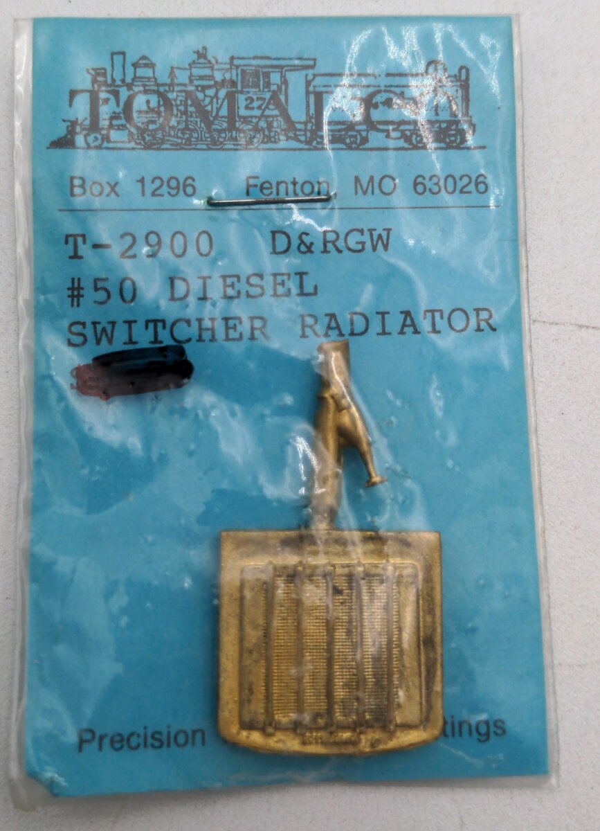 Tomalco T-2900 D&RGW #50 Diesel Switcher Radiator