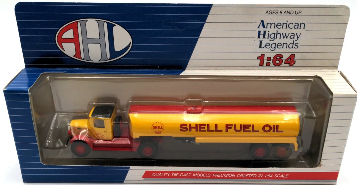 AHL L51303 1:64 Shell Fuel Oil Semi-Tractor & Trailer