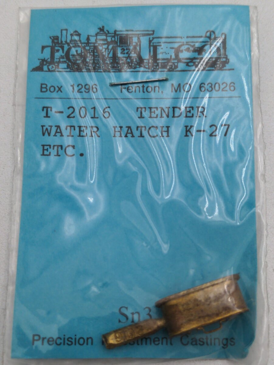 Tomalco T-2016 Sn3 Tender Water Hatch K-27