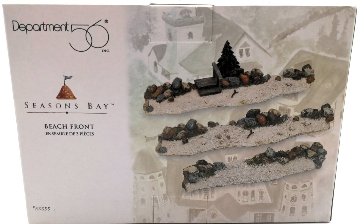 Dept 56 53355 Seasons Bay Beach Front (3 pieces)