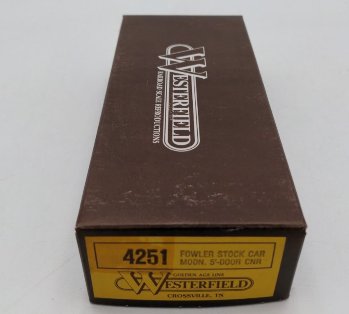 Westerfield 4251 HO Scale Modern 5' Door Canadian National Fowler Stock Car Kit