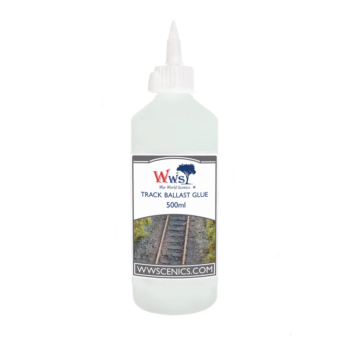 WWScenics WSGL-012 Track Ballast Glue 500ml Bottle