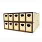 WWScenics WSLC-021 TT:120/OO-9 10 Drawer Locomotive Storage Box