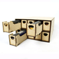 WWScenics WSLC-021 TT:120/OO-9 10 Drawer Locomotive Storage Box