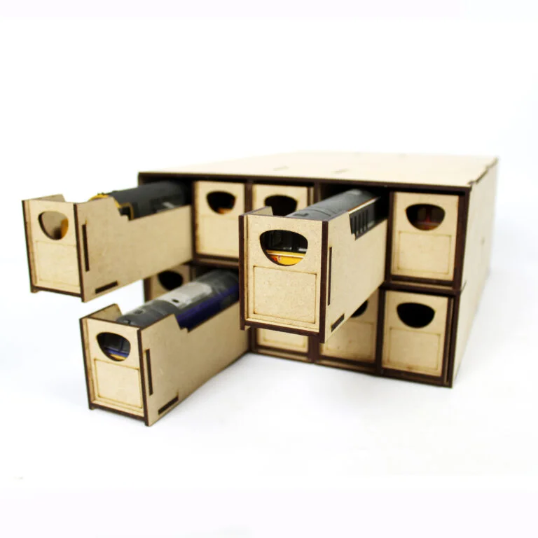 WWScenics WSLC-021 TT:120/OO-9 10 Drawer Locomotive Storage Box
