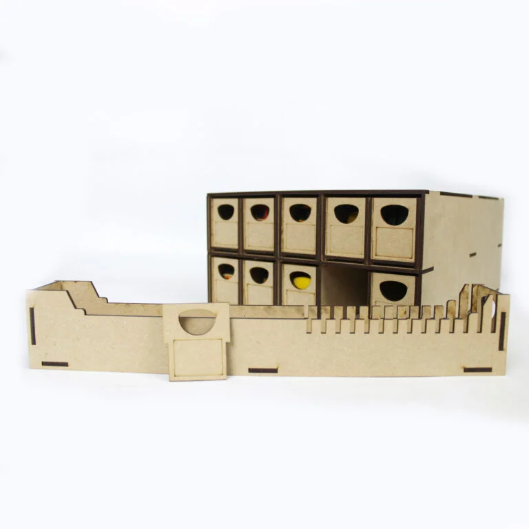 WWScenics WSLC-021 TT:120/OO-9 10 Drawer Locomotive Storage Box