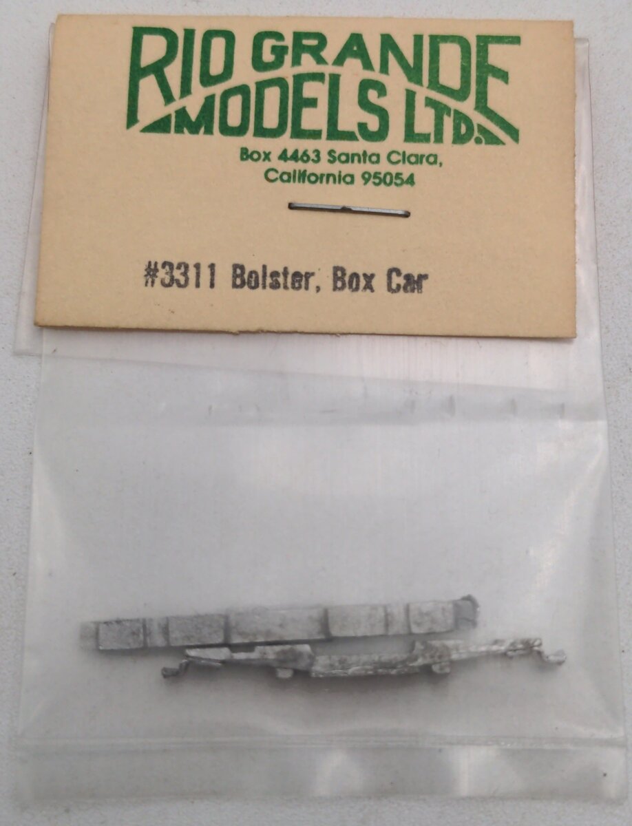 Rio Grande Models 3311 Sn3 Box Car Bolster
