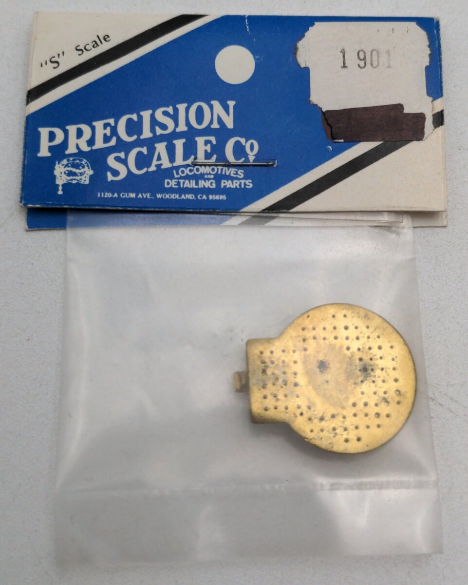 Precision Scale Co. 1901 S Scale D&RGW C-16 Steam Locomotive Backhead
